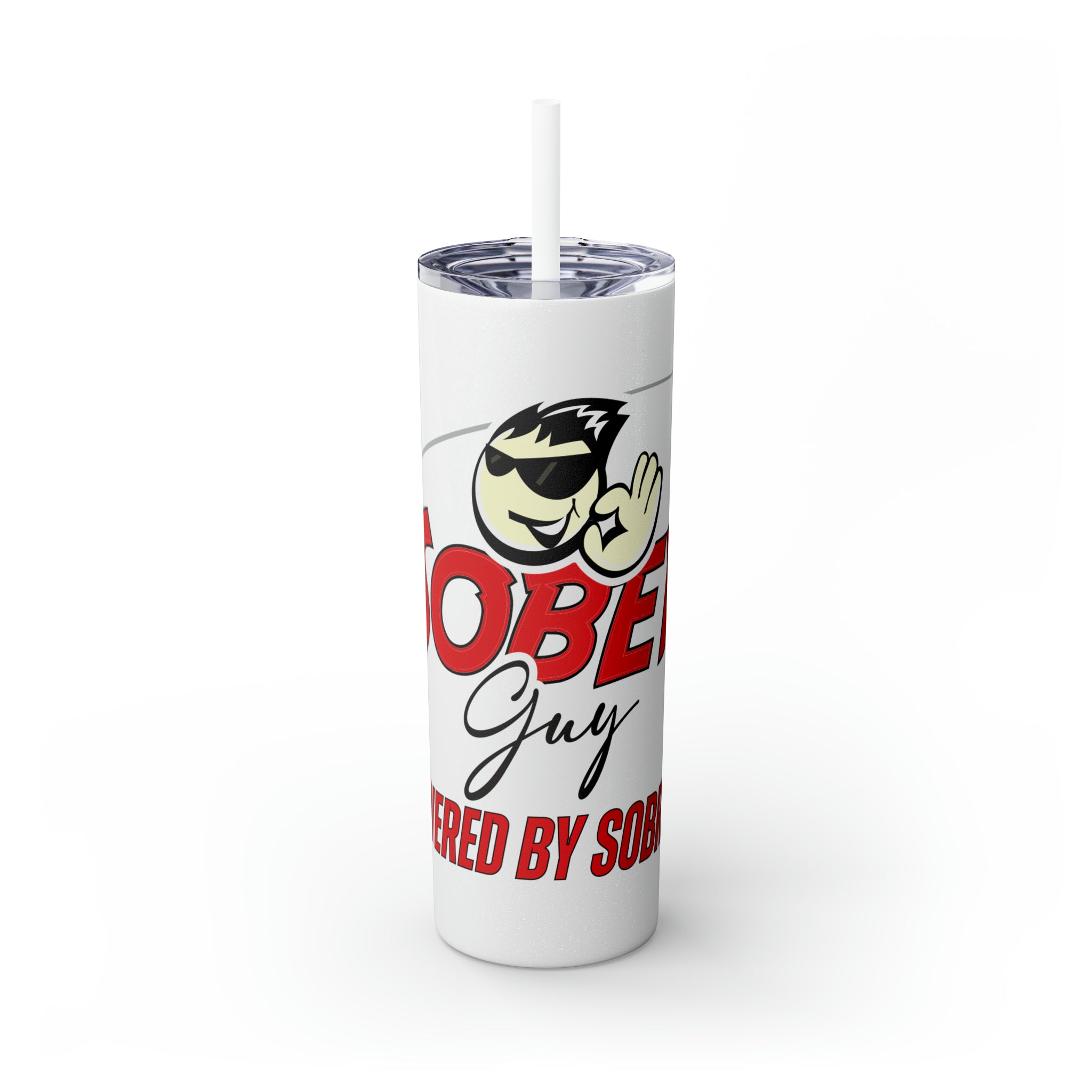 Skinny Tumbler with Straw, 20oz
