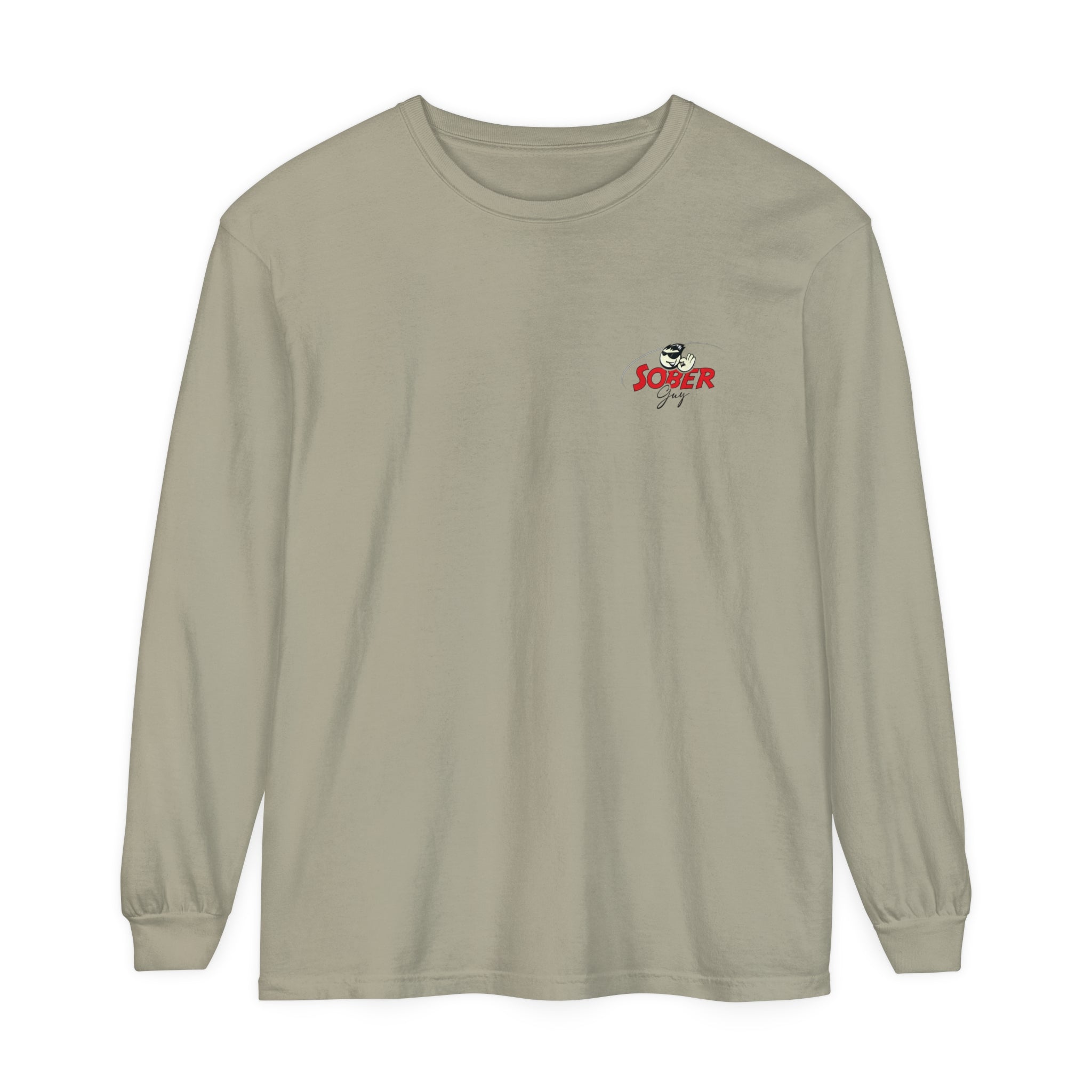 Sober Guy-Long Sleeve Tee-Powered by Sobriety