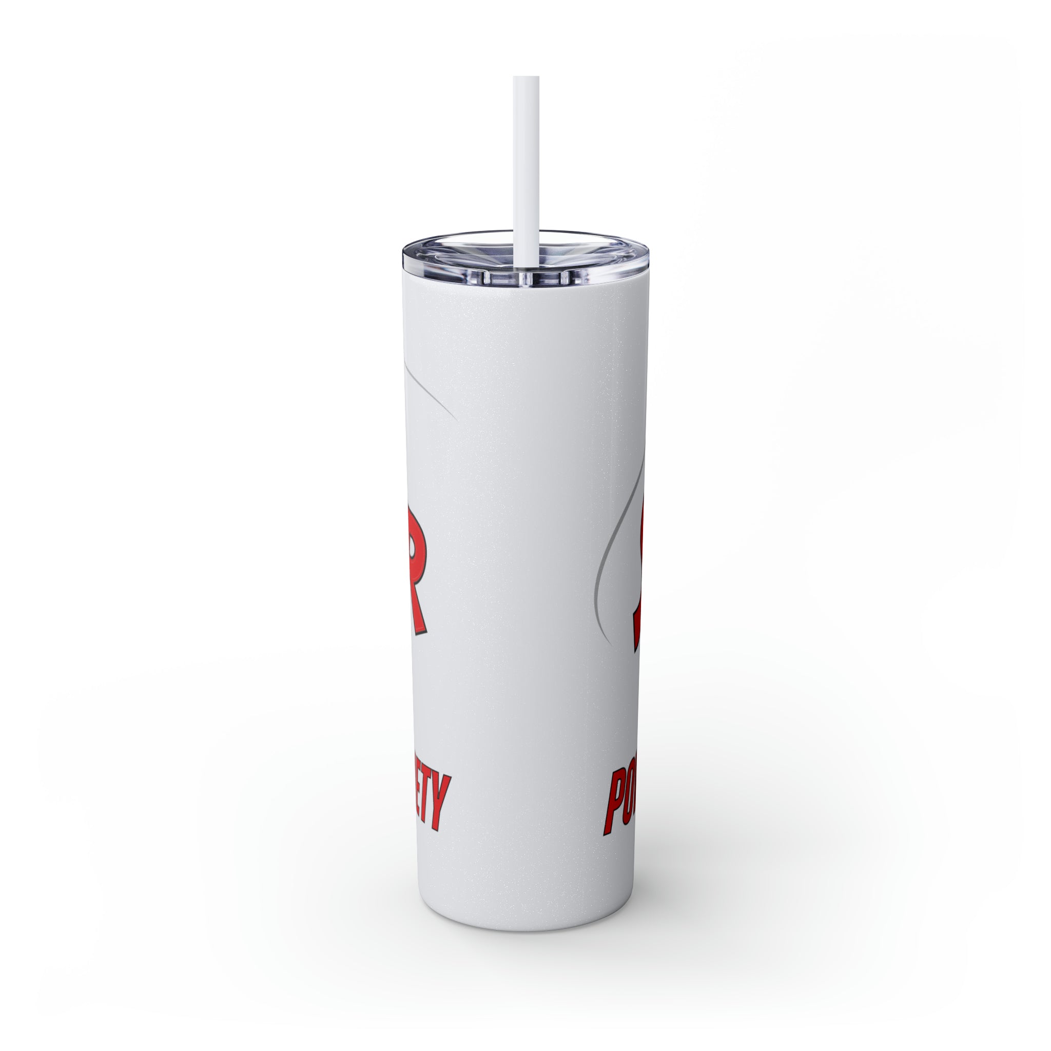 Skinny Tumbler with Straw, 20oz