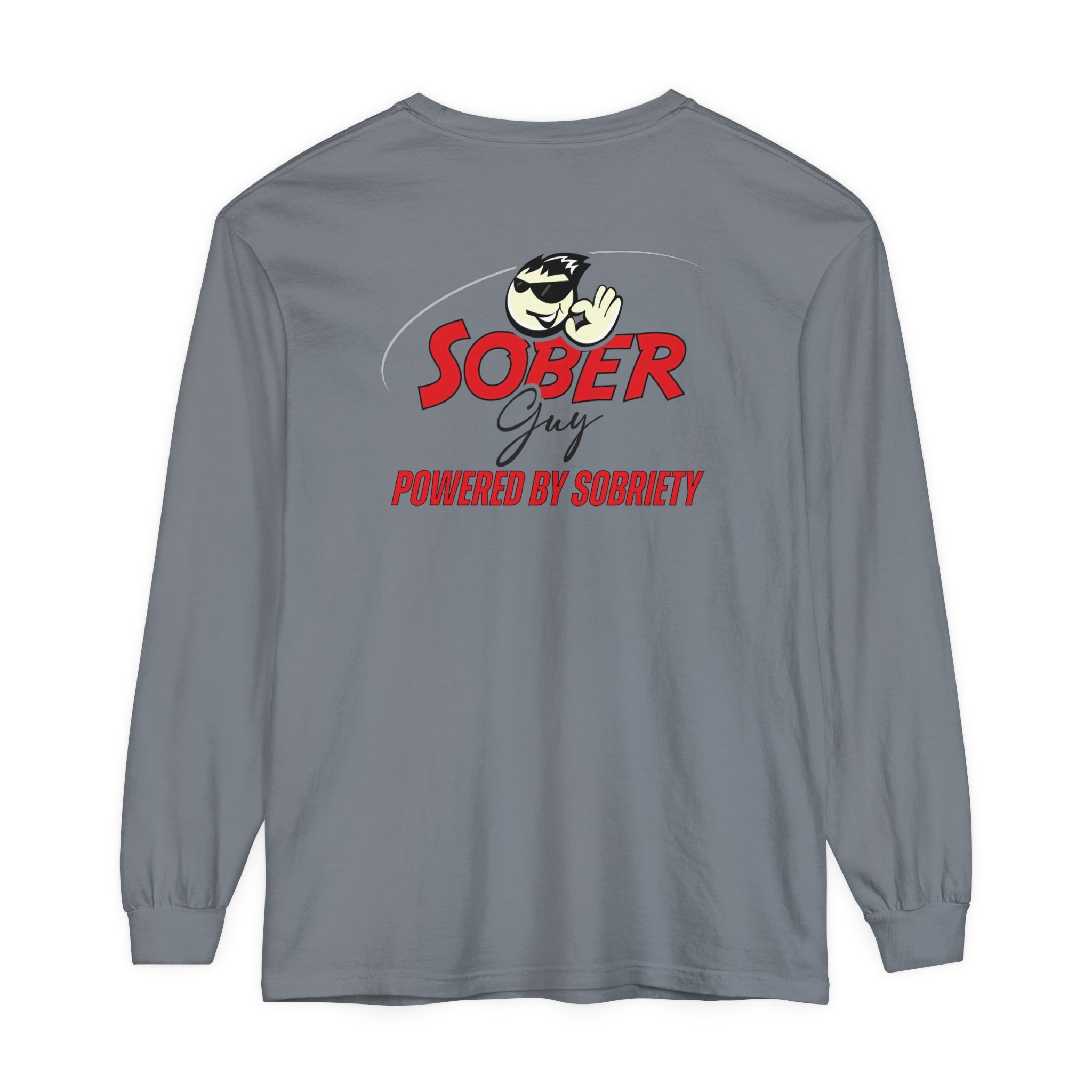 Sober Guy-Long Sleeve Tee-Powered by Sobriety