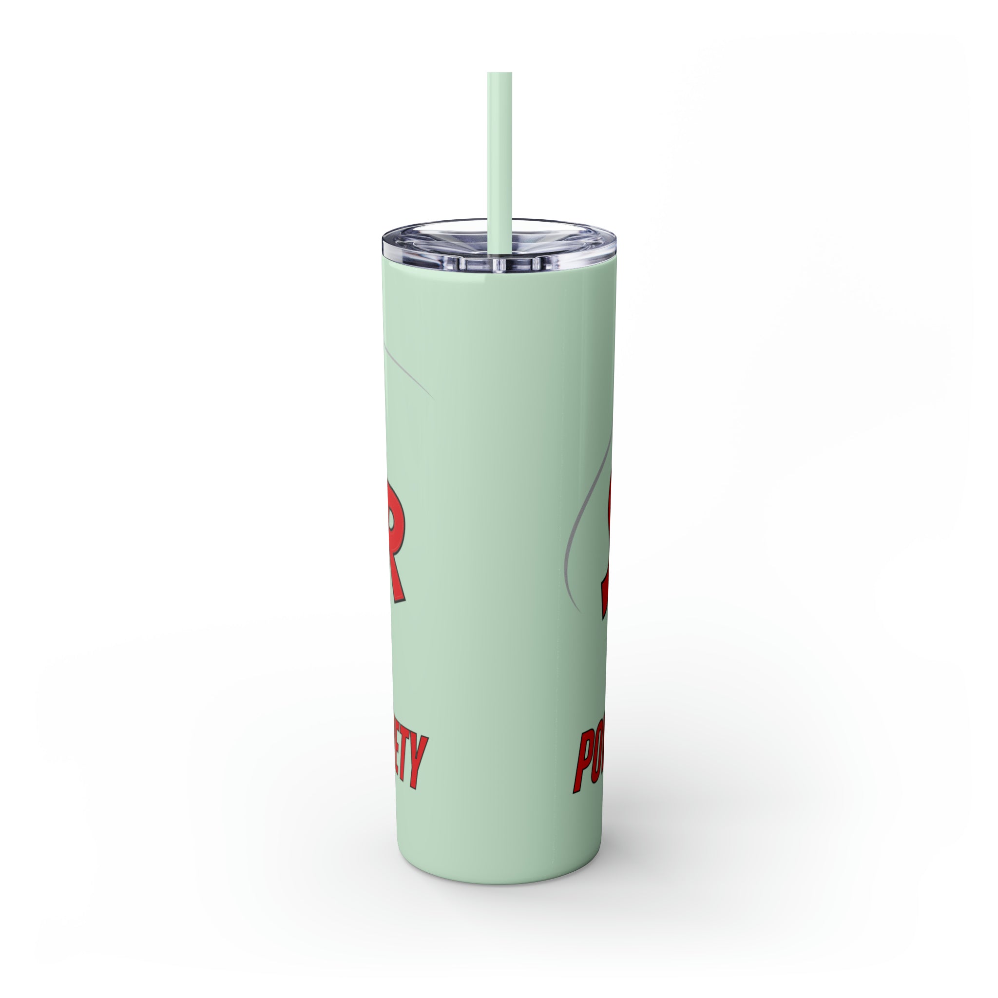 Skinny Tumbler with Straw, 20oz