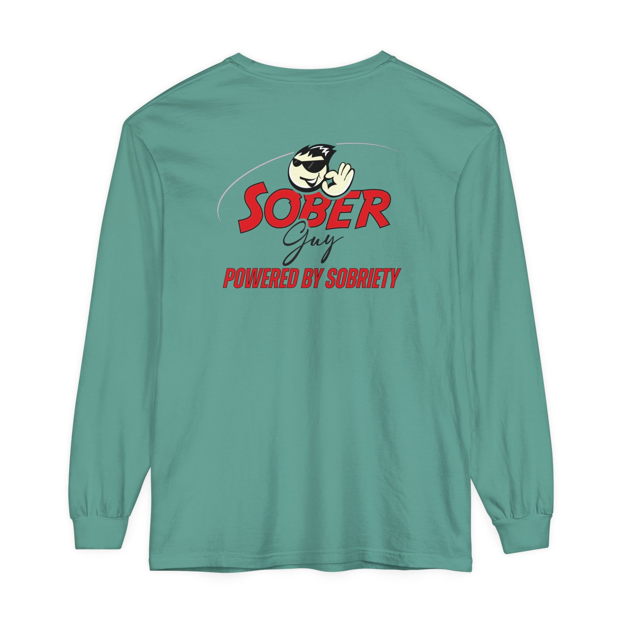 Sober Guy-Long Sleeve Tee-Powered by Sobriety