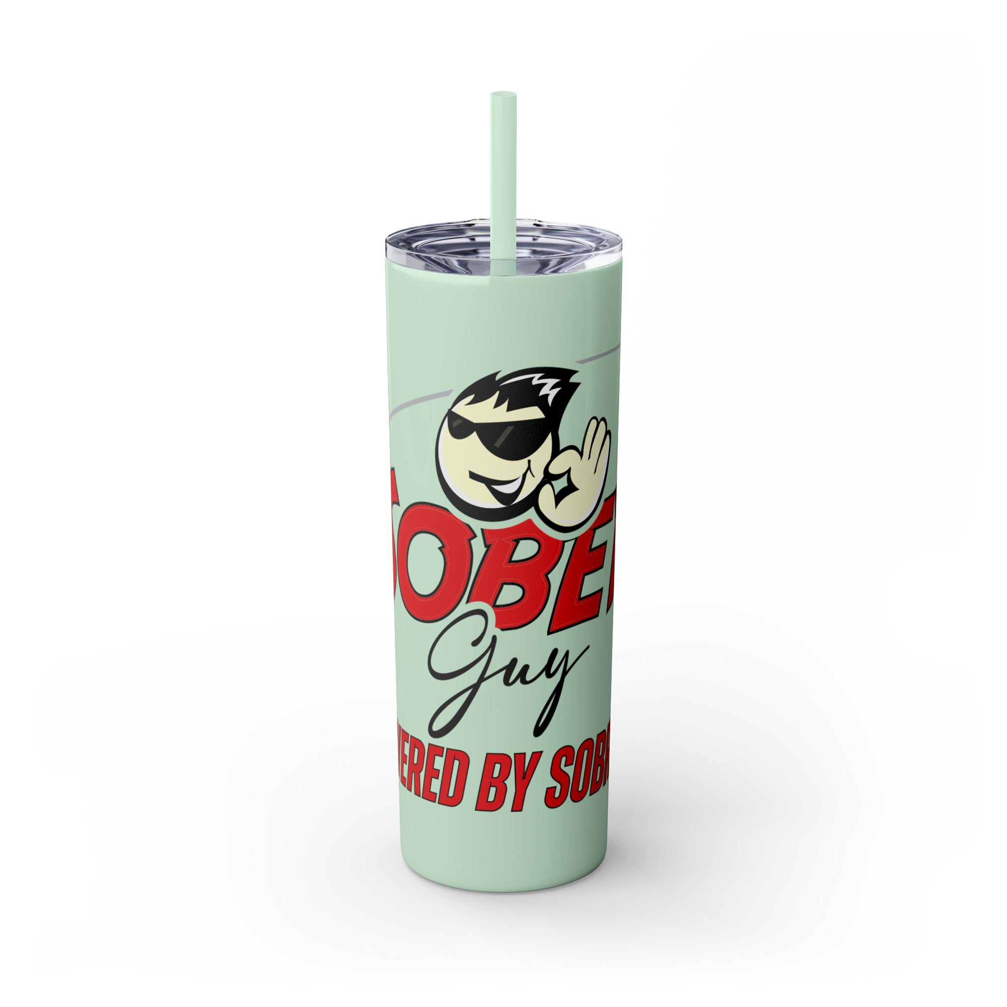 Skinny Tumbler with Straw, 20oz