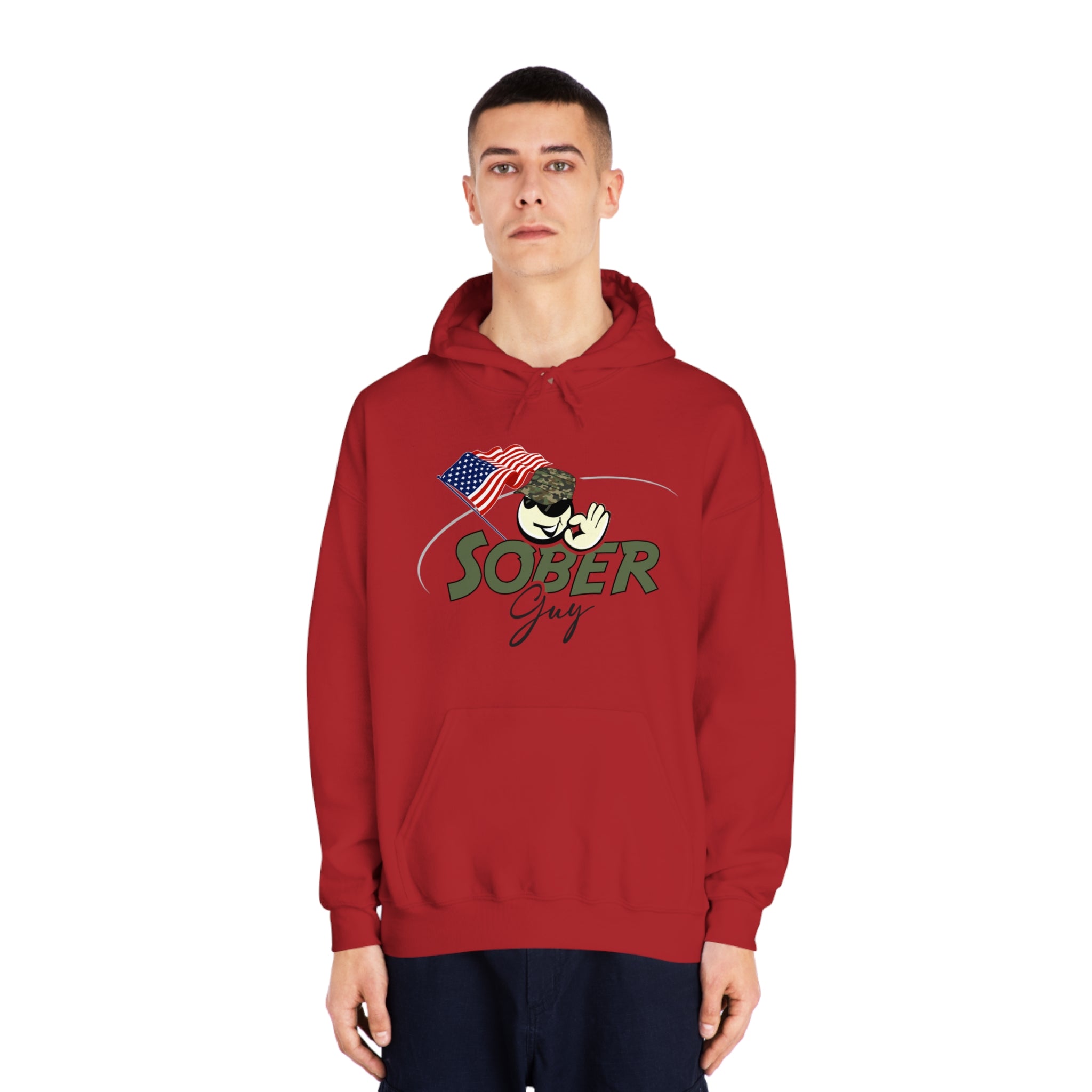 Sober Guy-Hooded Sweatshirt-Heroes Collection