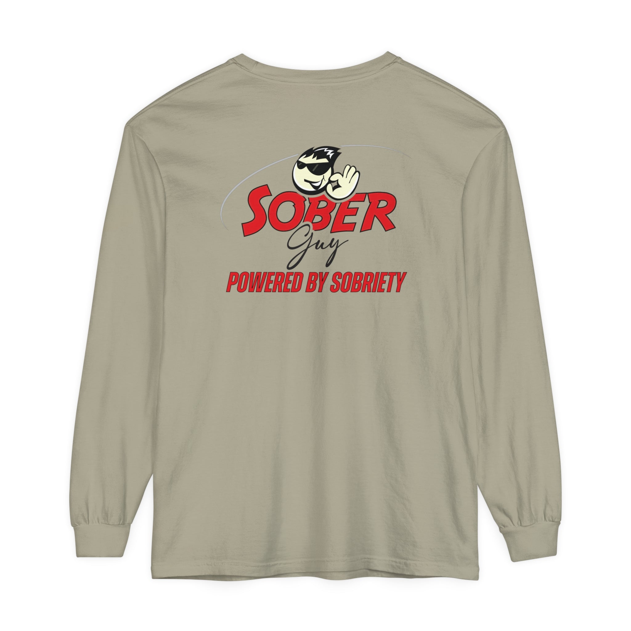 Sober Guy-Long Sleeve Tee-Powered by Sobriety