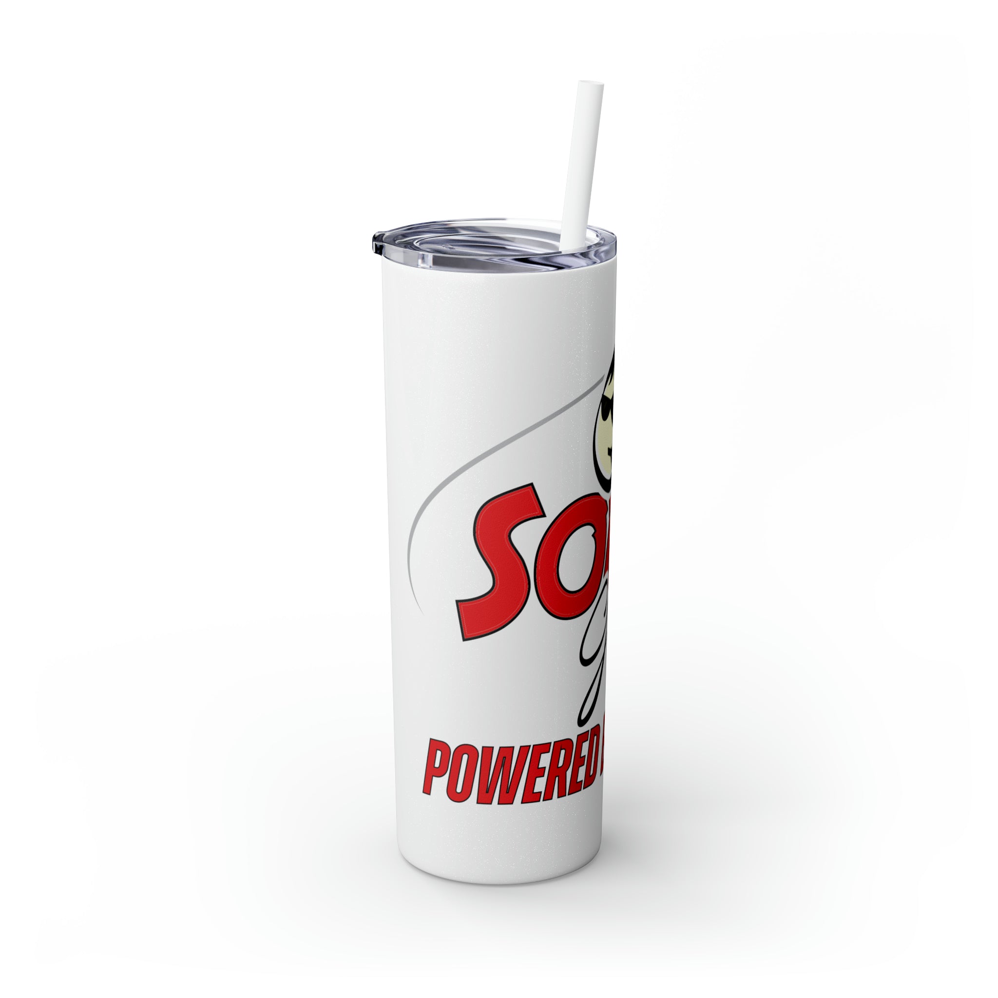 Skinny Tumbler with Straw, 20oz