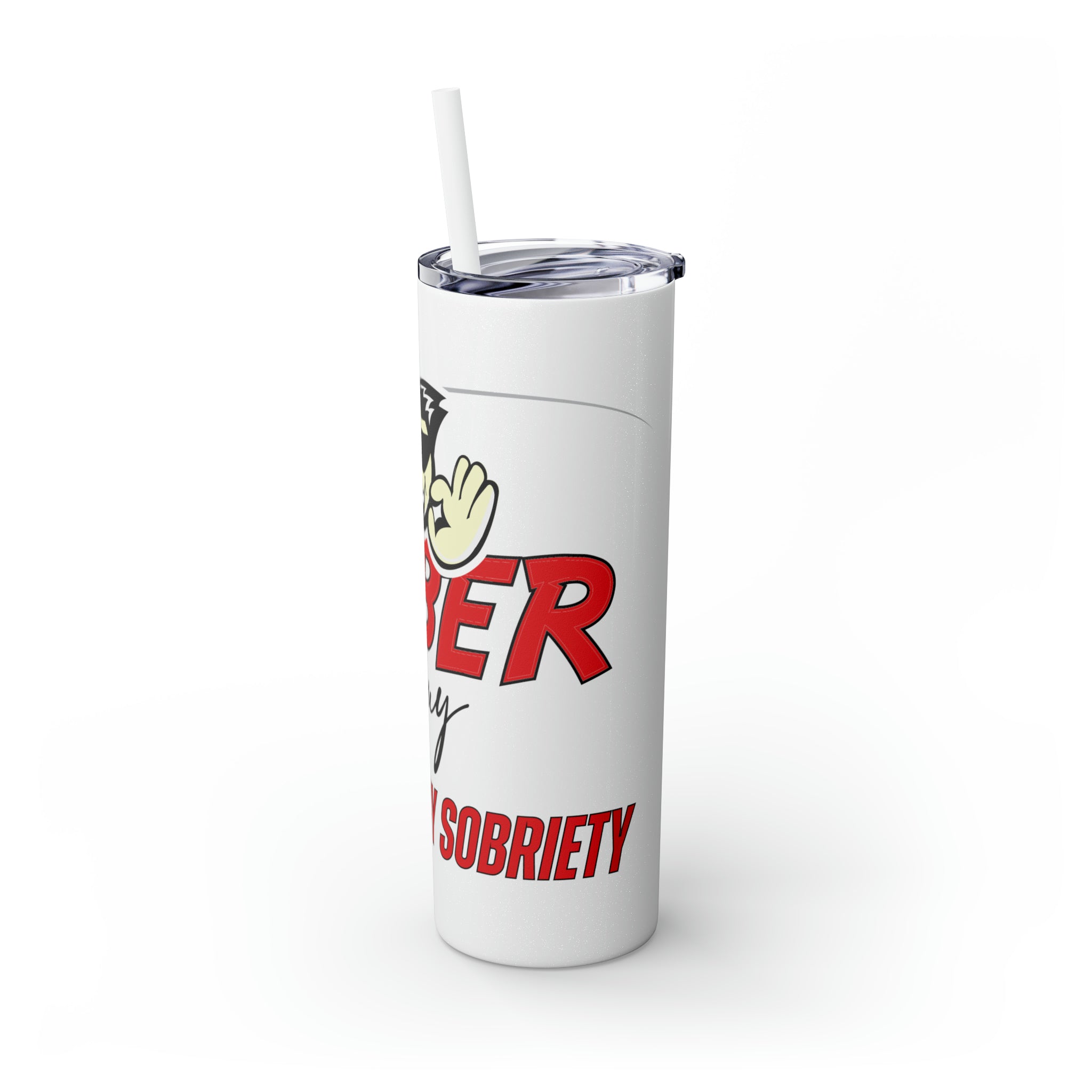 Skinny Tumbler with Straw, 20oz