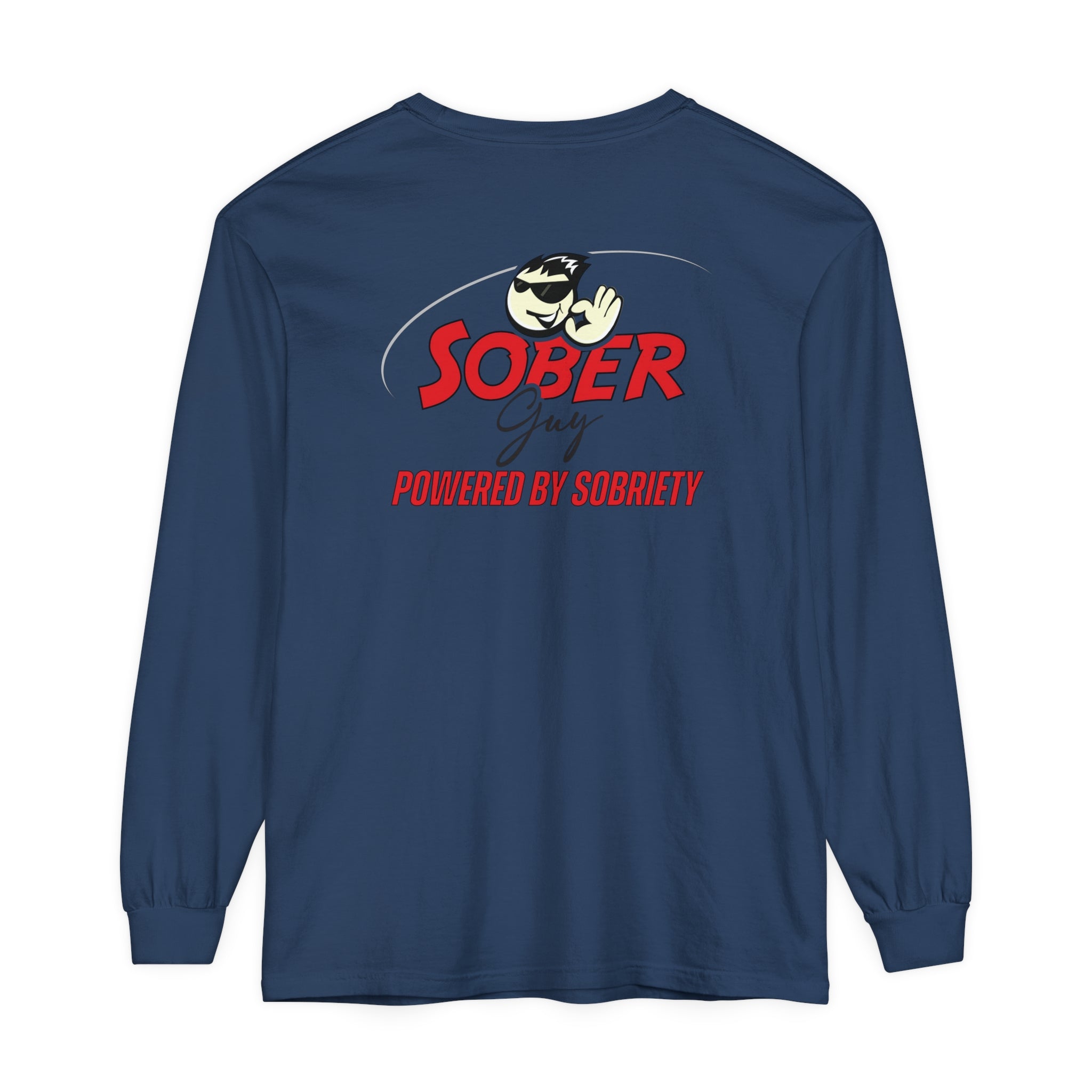 Sober Guy-Long Sleeve Tee-Powered by Sobriety