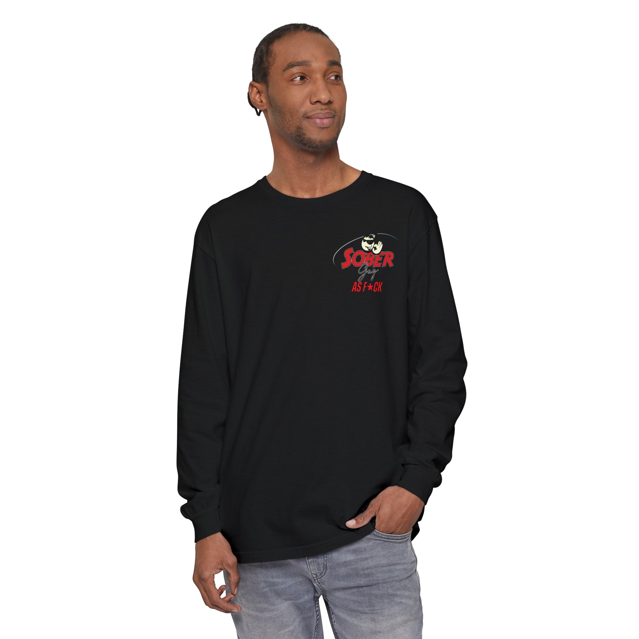 Sober Guy-Long Sleeve Tee-As F*CK