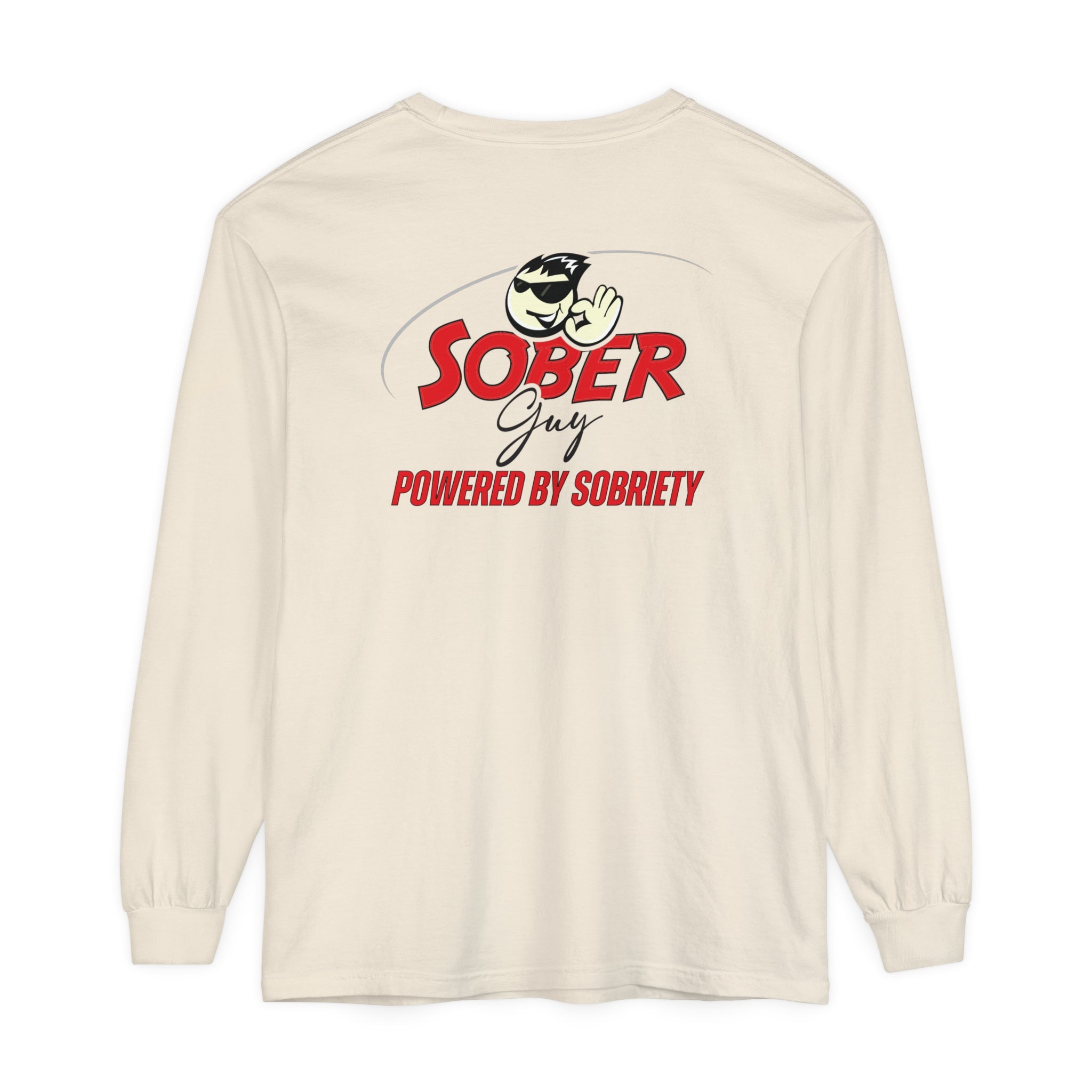 Sober Guy-Long Sleeve Tee-Powered by Sobriety