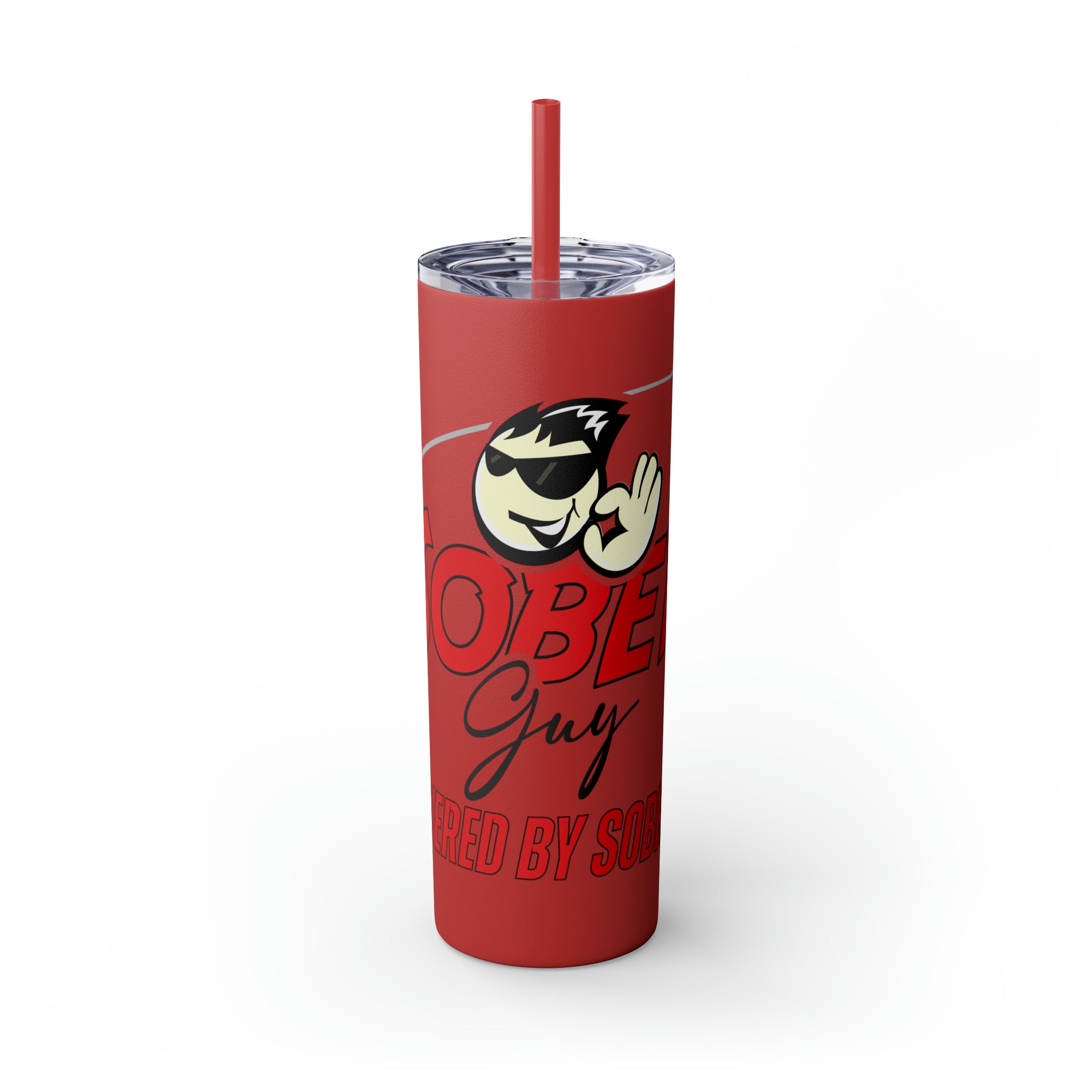 Skinny Tumbler with Straw, 20oz
