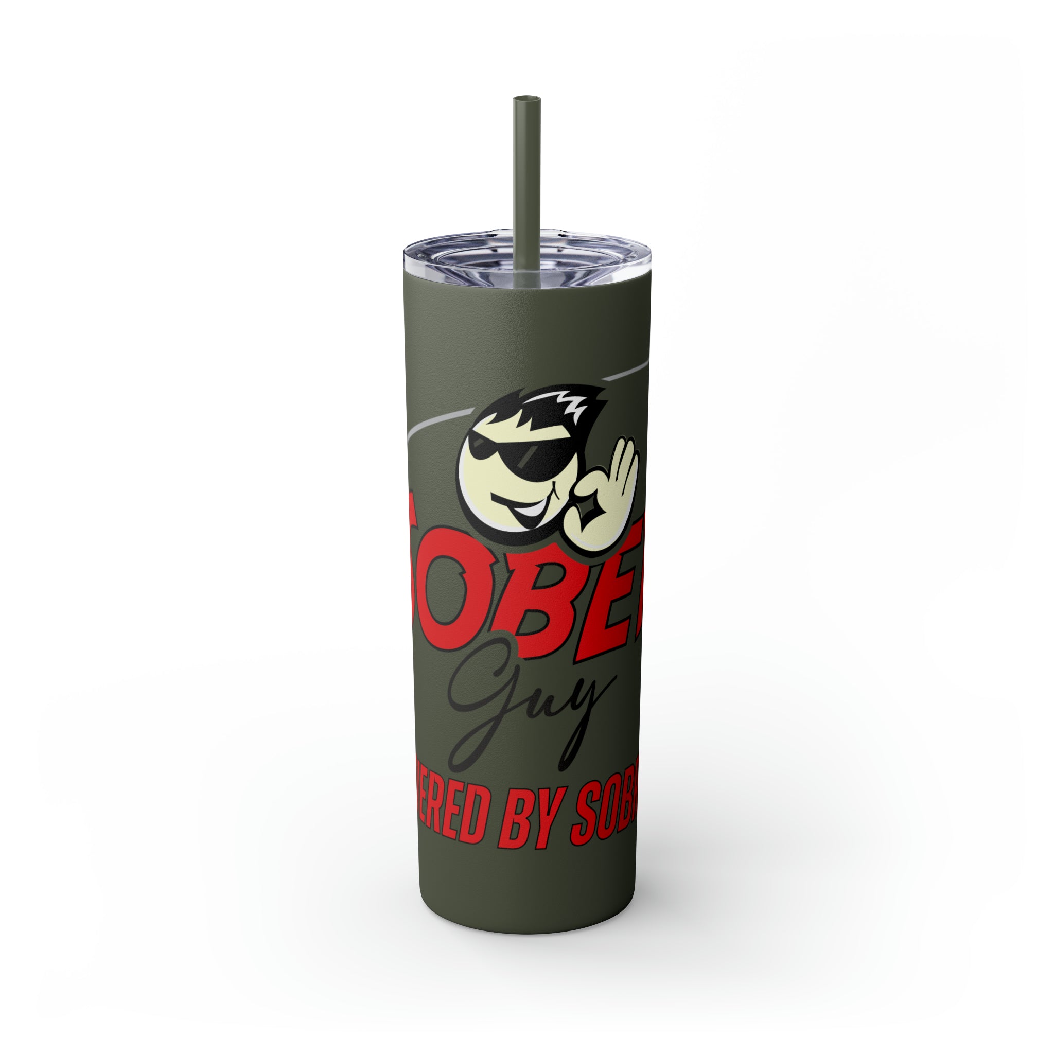 Skinny Tumbler with Straw, 20oz