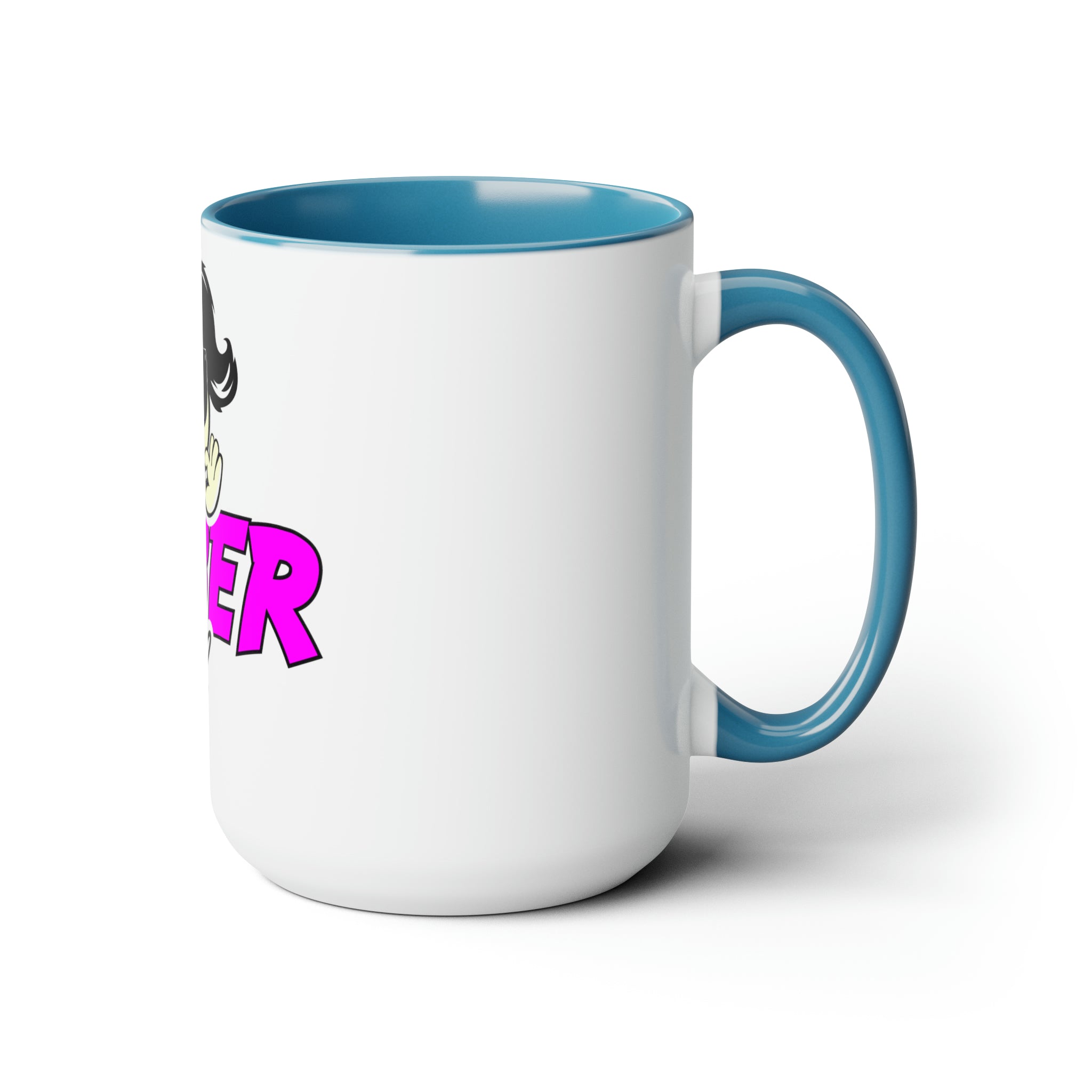Two-Tone Coffee Mugs, 15oz