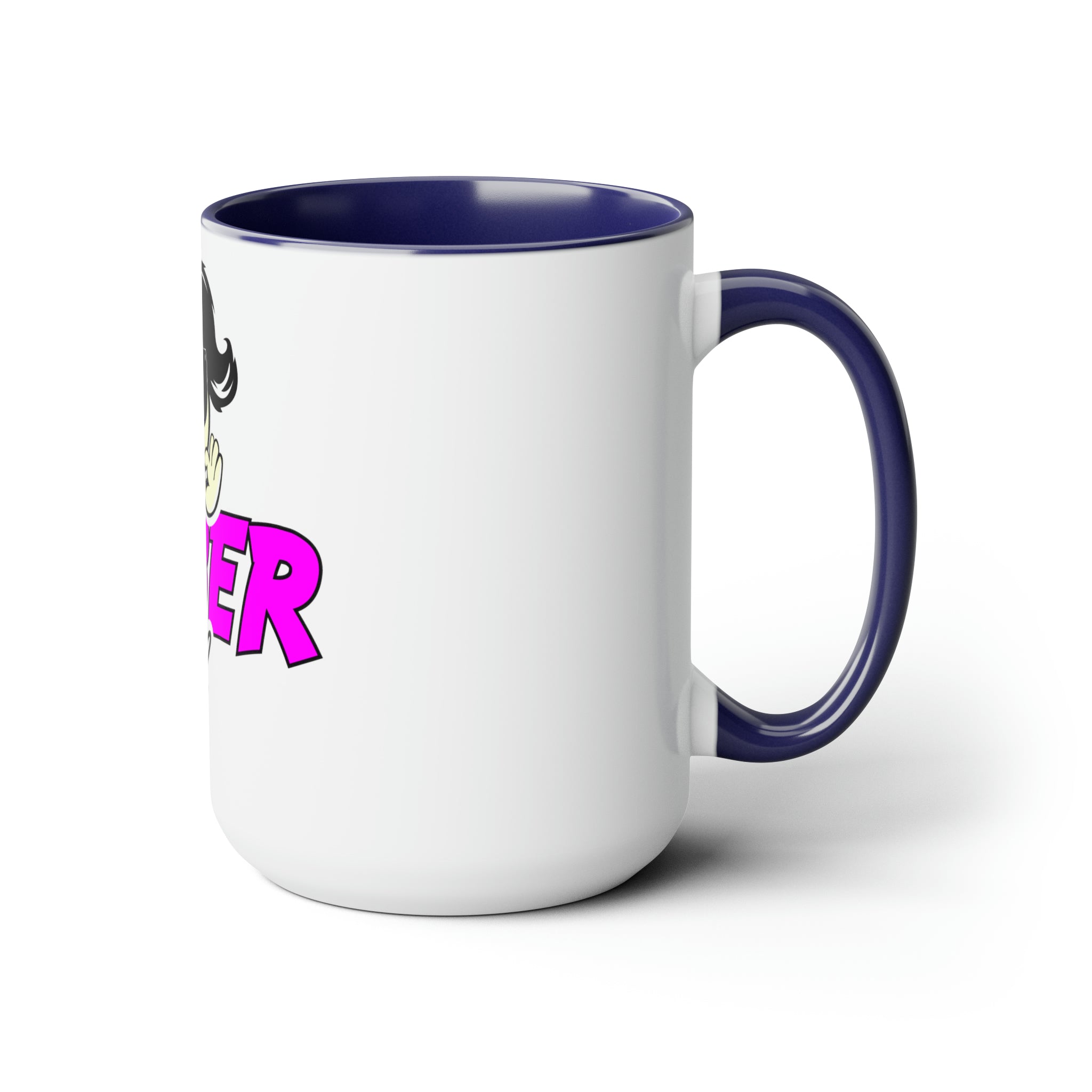 Two-Tone Coffee Mugs, 15oz