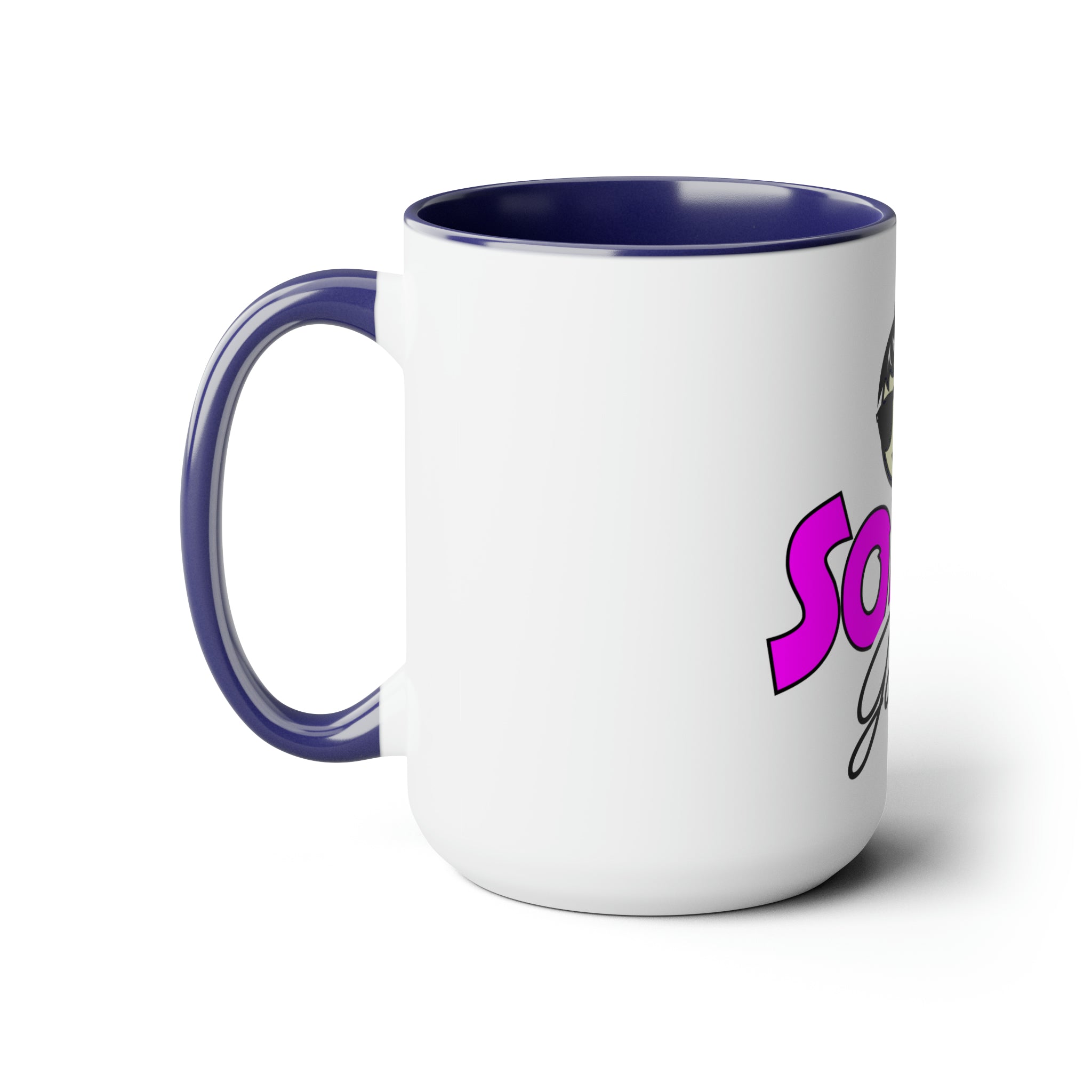 Two-Tone Coffee Mugs, 15oz