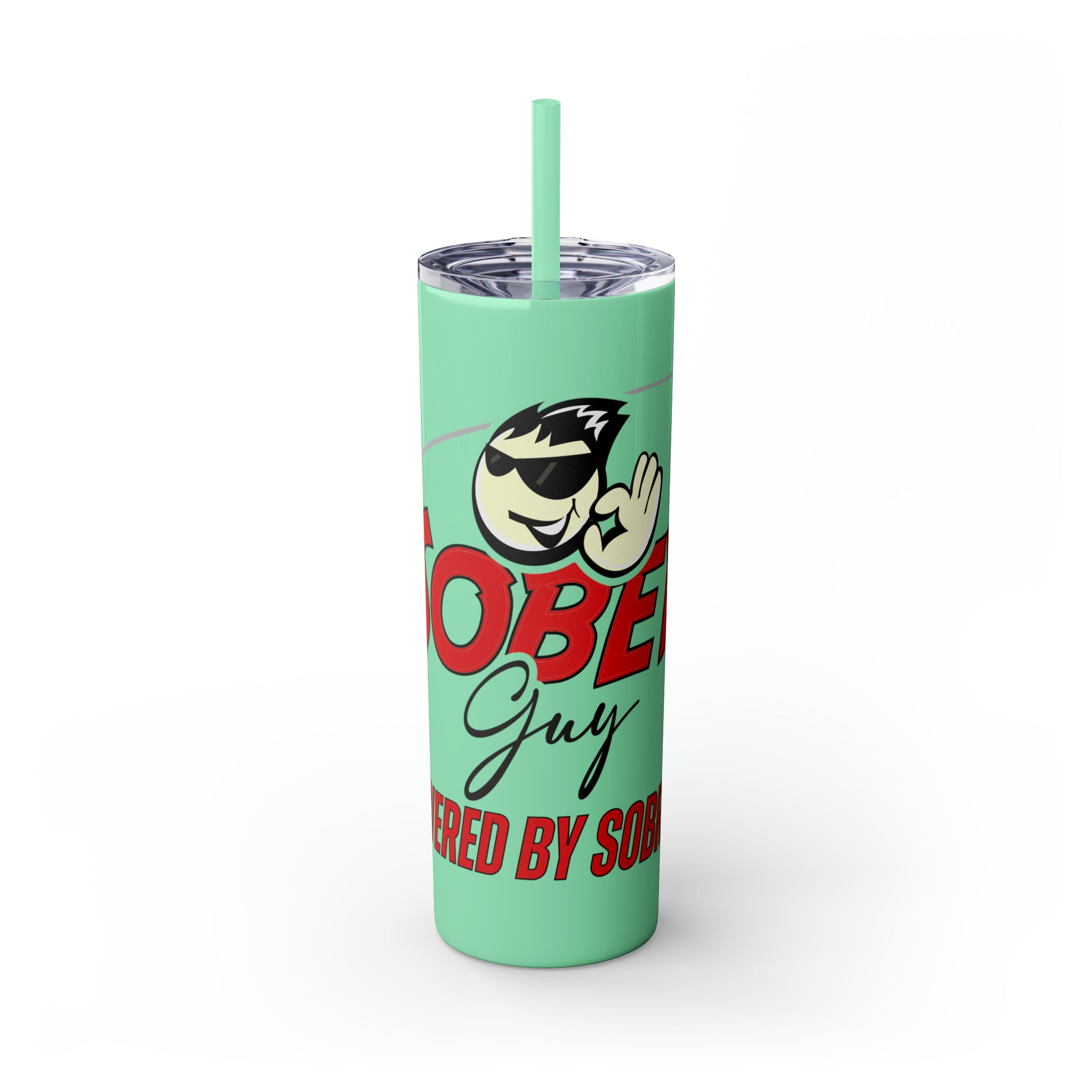 Skinny Tumbler with Straw, 20oz