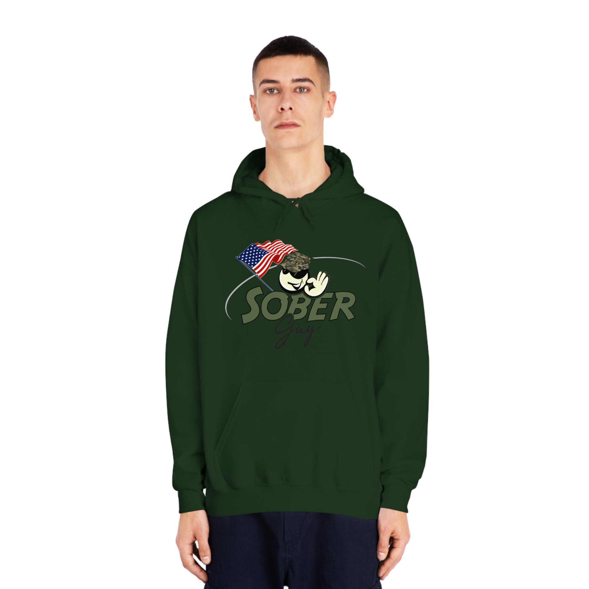 Sober Guy-Hooded Sweatshirt-Heroes Collection