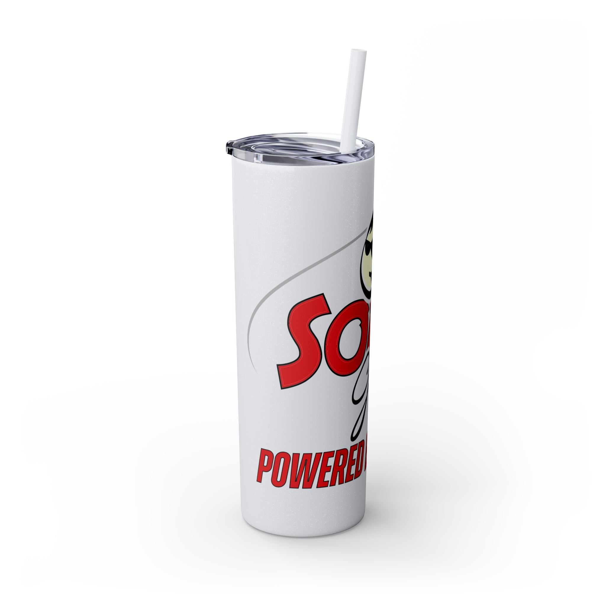Skinny Tumbler with Straw, 20oz
