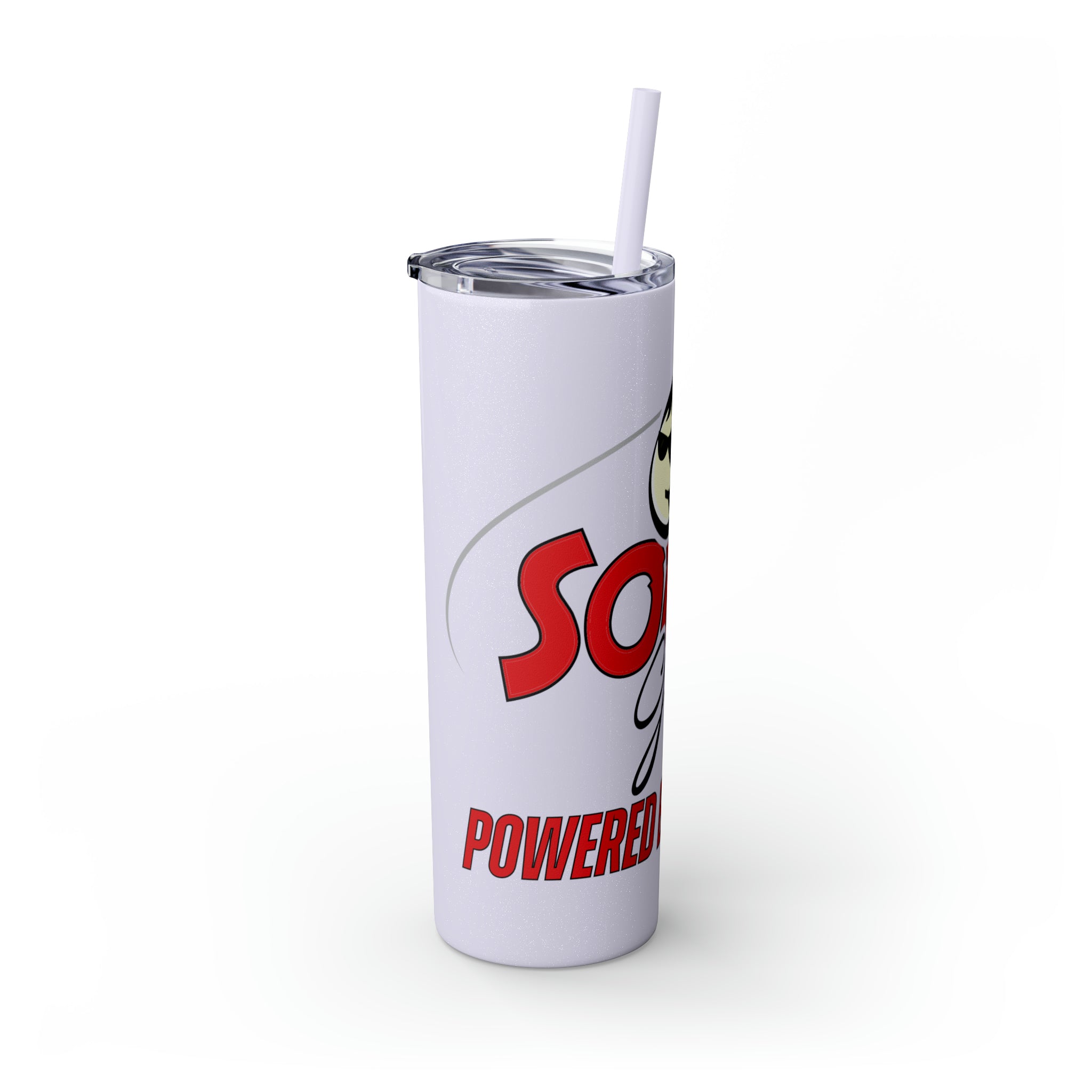 Skinny Tumbler with Straw, 20oz