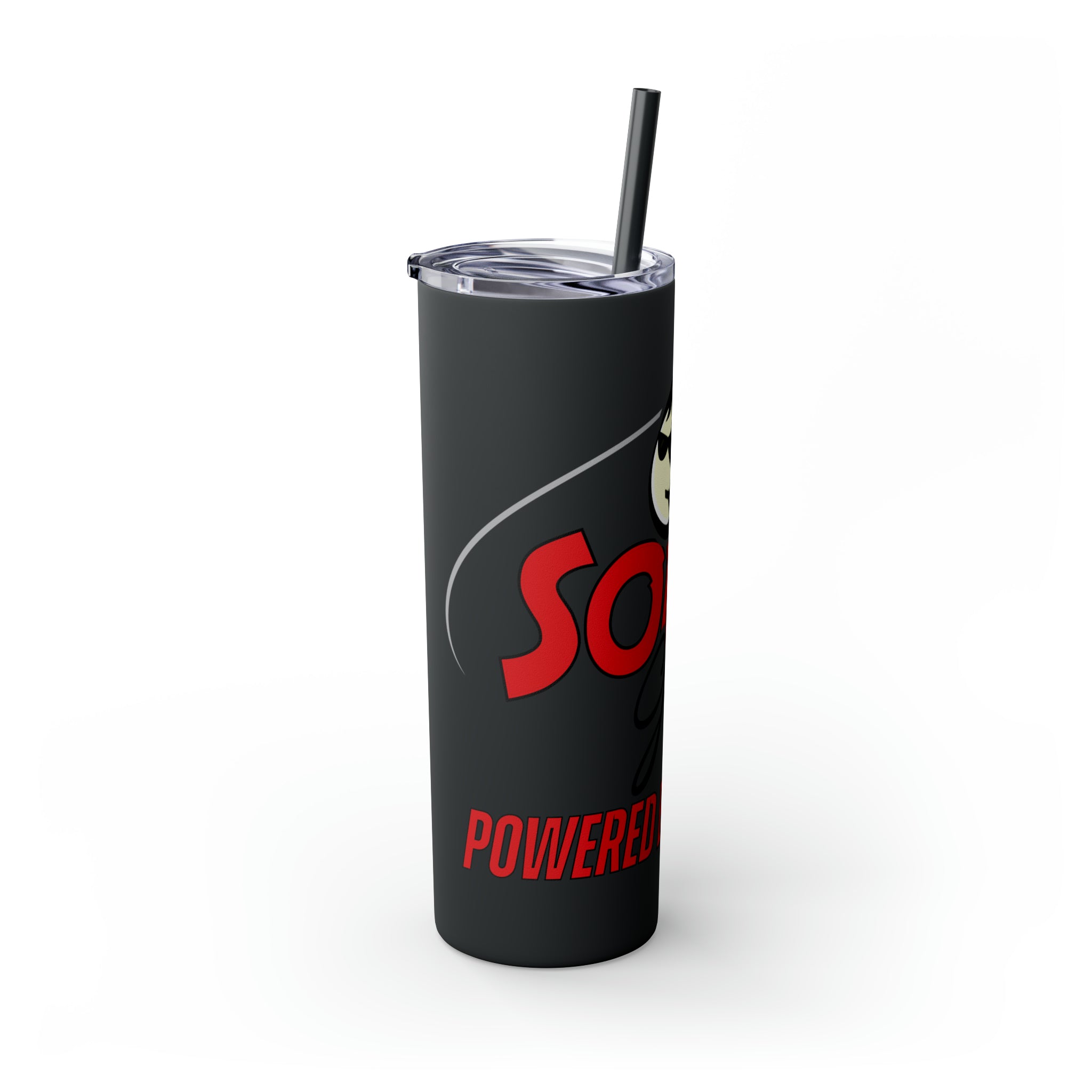 Skinny Tumbler with Straw, 20oz