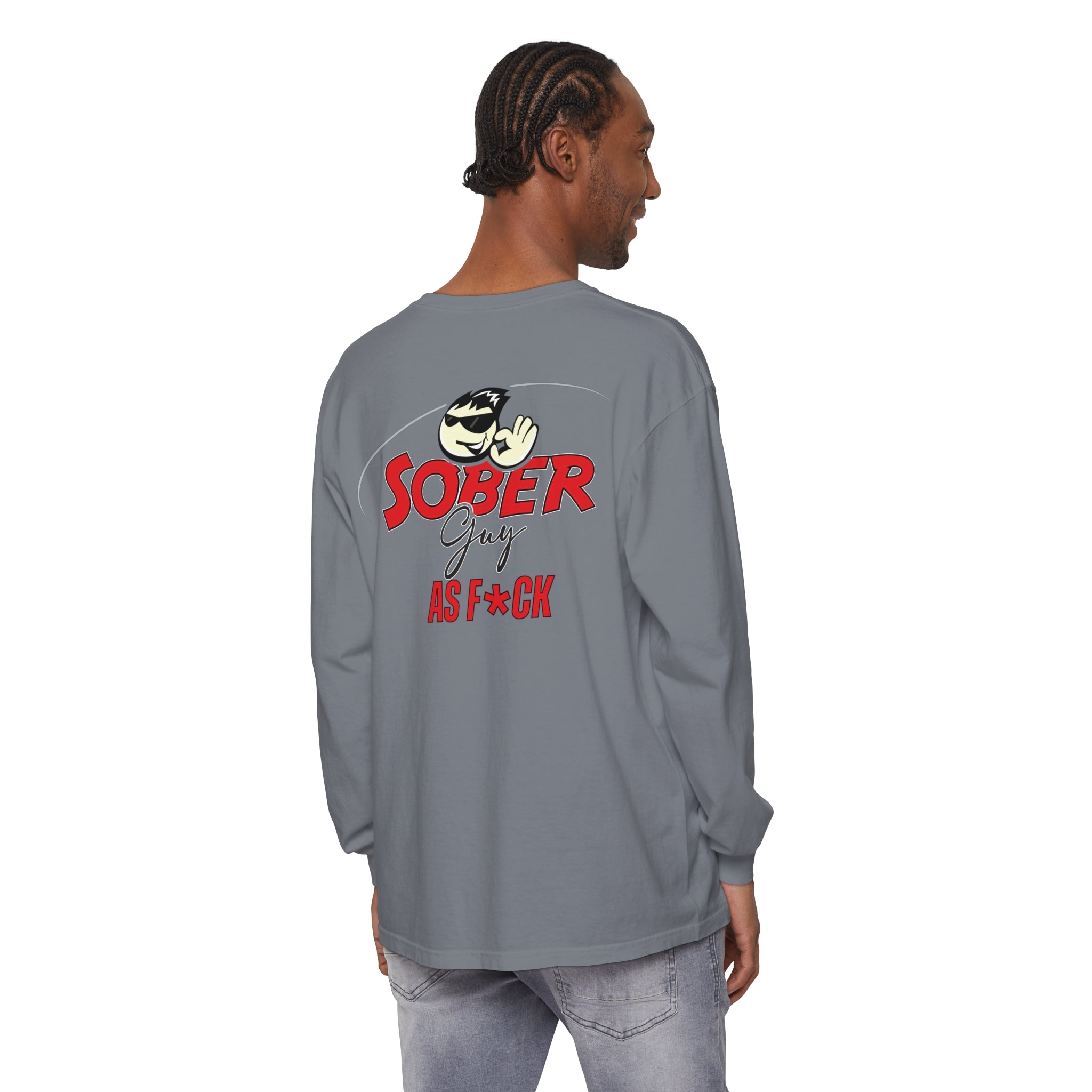 Sober Guy-Long Sleeve Tee-As F*CK