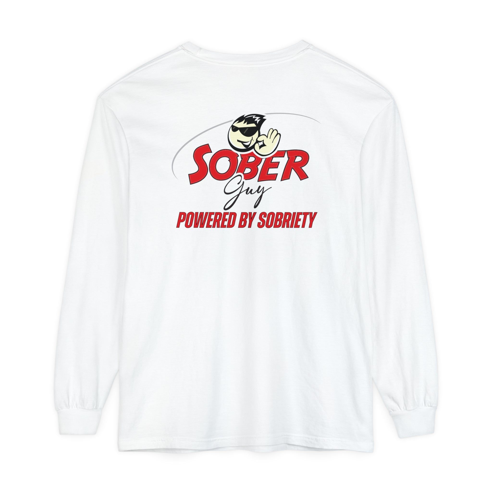 Sober Guy-Long Sleeve Tee-Powered by Sobriety
