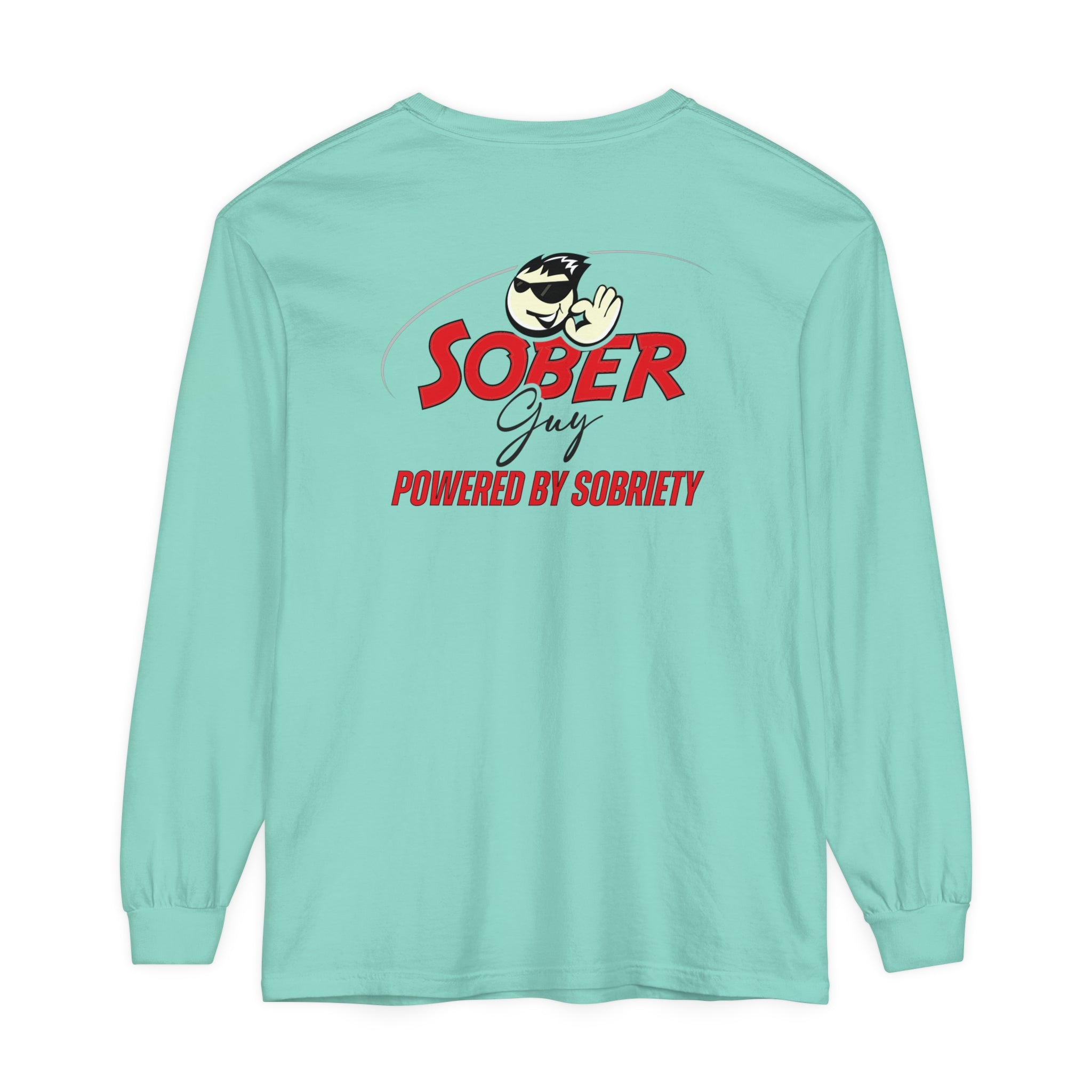 Sober Guy-Long Sleeve Tee-Powered by Sobriety