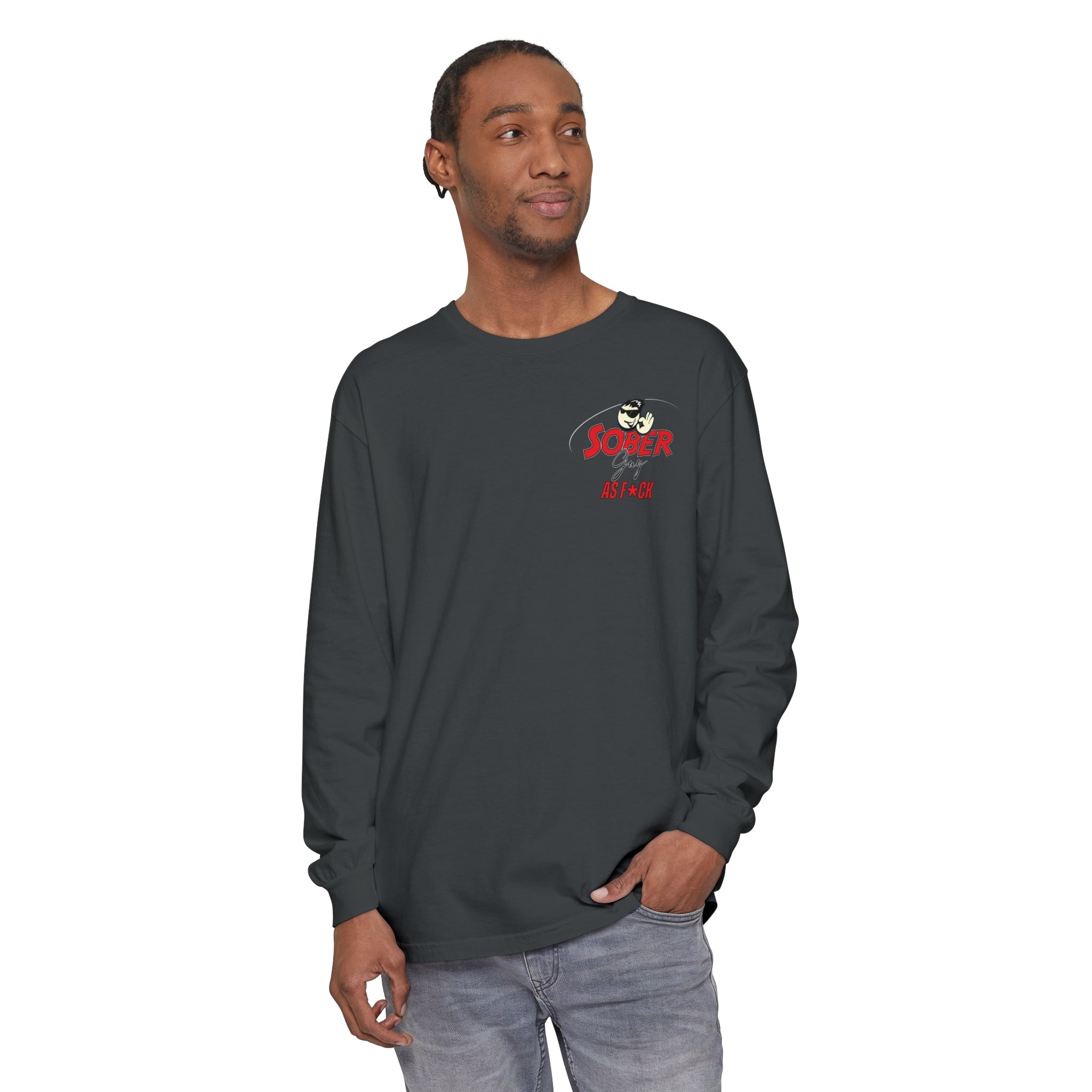 Sober Guy-Long Sleeve Tee-As F*CK
